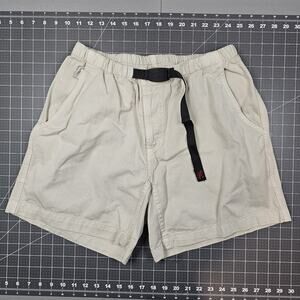 Gramicci G-Shorts Mens Large 28x6 Tan Climbing Hiking Outdoor Casual Belted